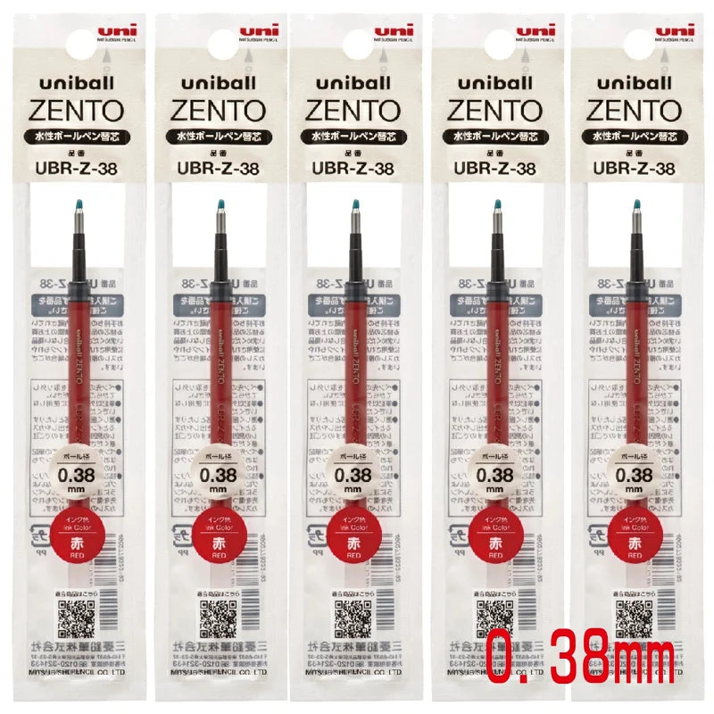 Uni-ball ZENTO Aluminum Grip Metal Pen,0.38/0.5mm Smooth Writing With Original Refills For Academic Exams&Professional Signing