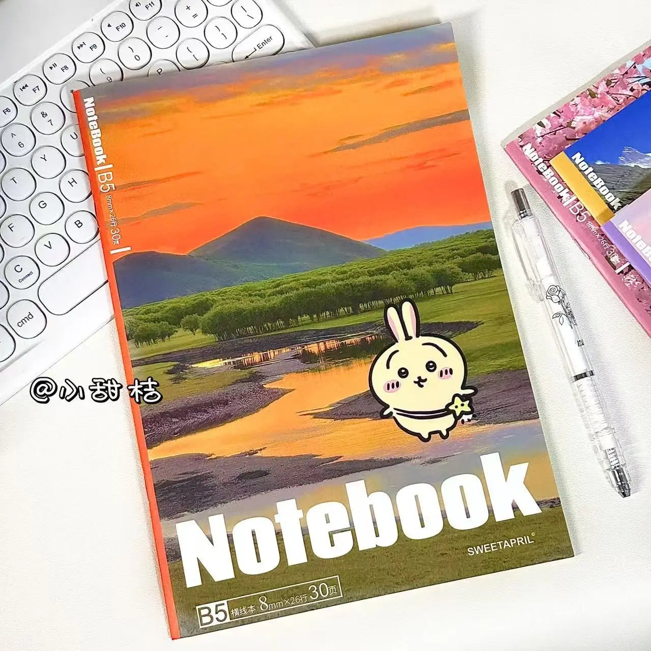 Anime ハチワレ Chiikawa B5 Notebook Notepad Travel Universal for Student Portable Lightweight Cute Kawaii Gift 2026 New lovely