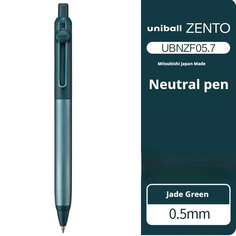 Mitsubishi Uni Ultimate Signature Pen,ZENTO Retractable Metal Gel Pen with Ultra-Smooth Ink Luxurious Feel Useful Writing Tools