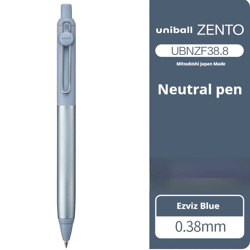 Mitsubishi Uni Ultimate Signature Pen,ZENTO Retractable Metal Gel Pen with Ultra-Smooth Ink Luxurious Feel Useful Writing Tools