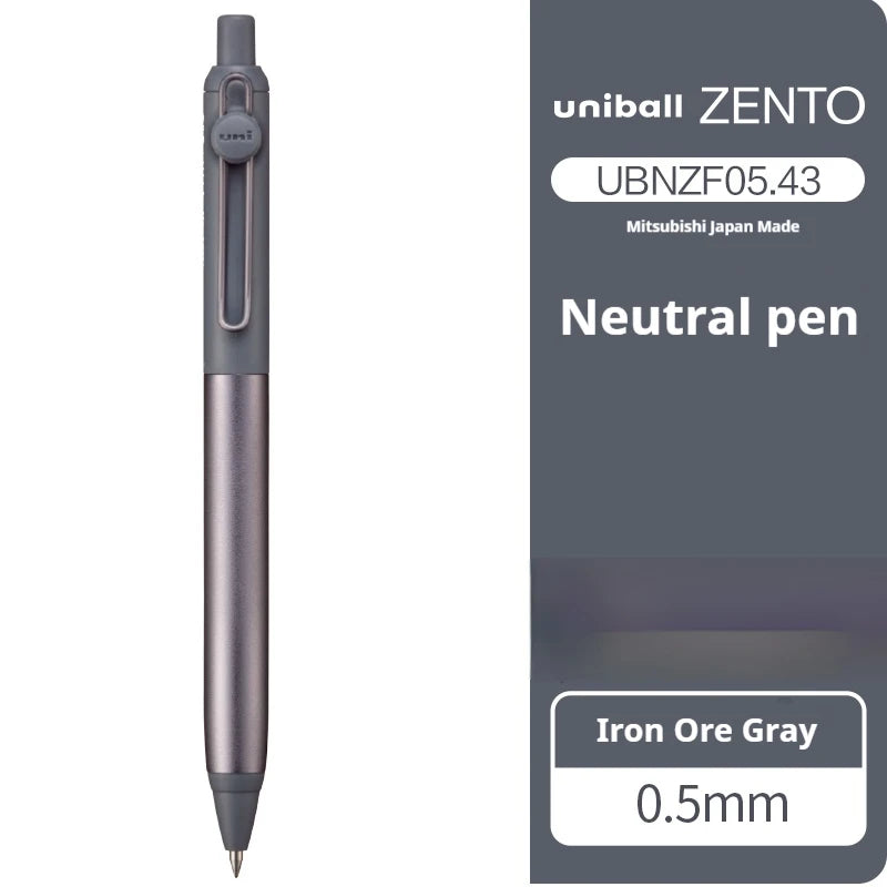 Mitsubishi Uni Ultimate Signature Pen,ZENTO Retractable Metal Gel Pen with Ultra-Smooth Ink Luxurious Feel Useful Writing Tools