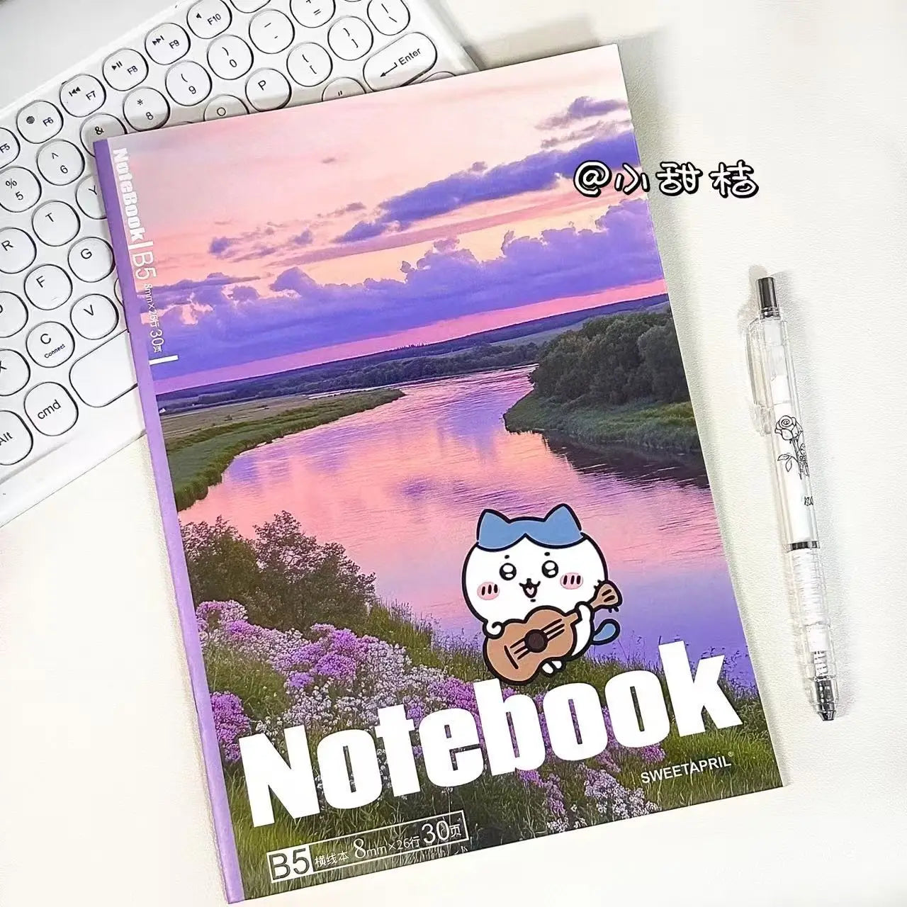 Anime ハチワレ Chiikawa B5 Notebook Notepad Travel Universal for Student Portable Lightweight Cute Kawaii Gift 2026 New lovely