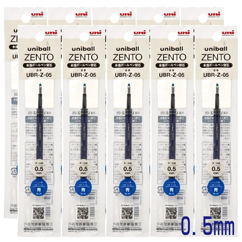 Uni-ball ZENTO Aluminum Grip Metal Pen,0.38/0.5mm Smooth Writing With Original Refills For Academic Exams&Professional Signing